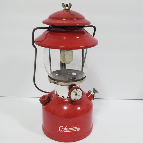 Coleman Other - Coleman Lantern 200A Red Vintage Single Mantle Gas Camping Light NOT TESTED
